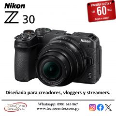 Cámara Nikon Z30 Kit 16-50mm